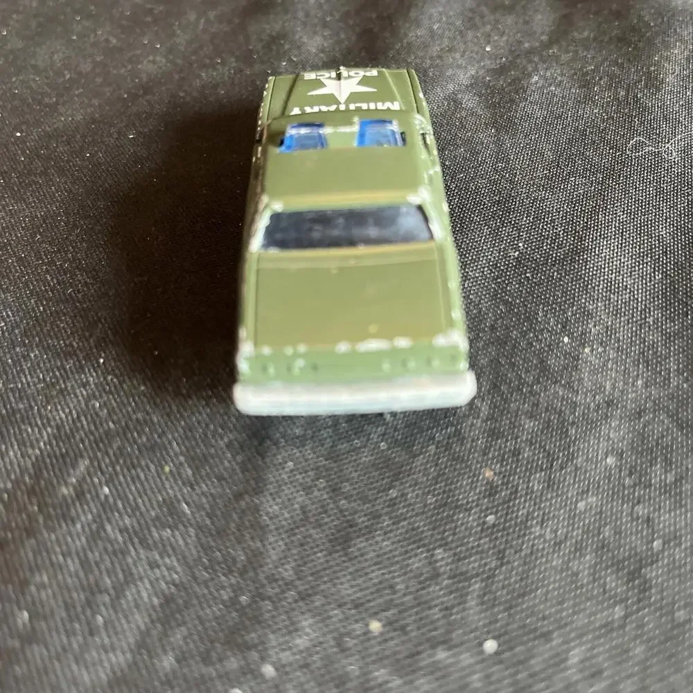 Vtg. Majorette Lot Of 4, ELF Truck, AMBULANCE, MILITARY POLICE & Coke Corvette